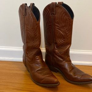 Code West genuine leather upper and sole brown cowboy/western boots